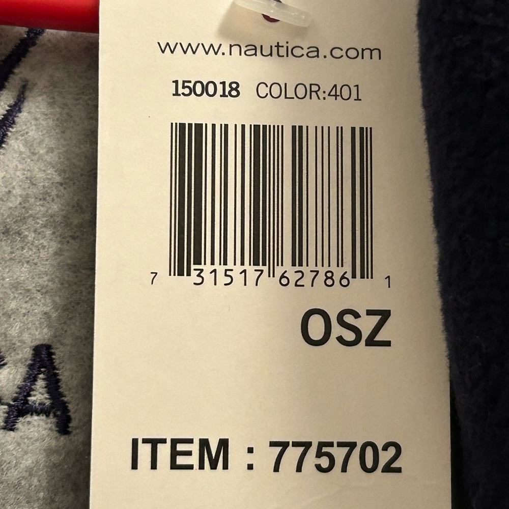 Nautica Dark Blue Men’s Robe Vintage NWT - Picture 10 of 10